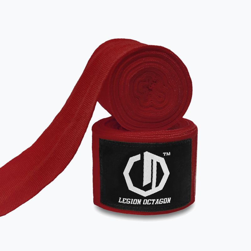 Bandaje de box Octagon Legion Standard 300 cm burgundy 2