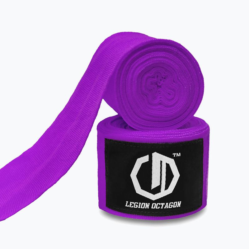 Bandaje de box Octagon Legion Standard 500 cm purple 2