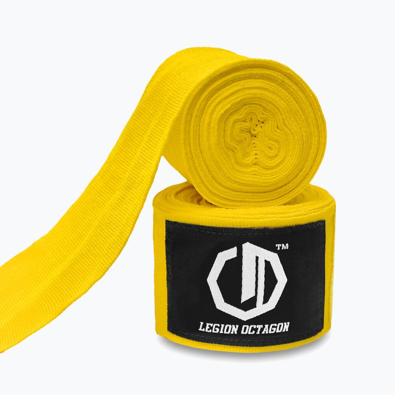 Bandaje de box Octagon Legion Standard 500 cm yellow 2
