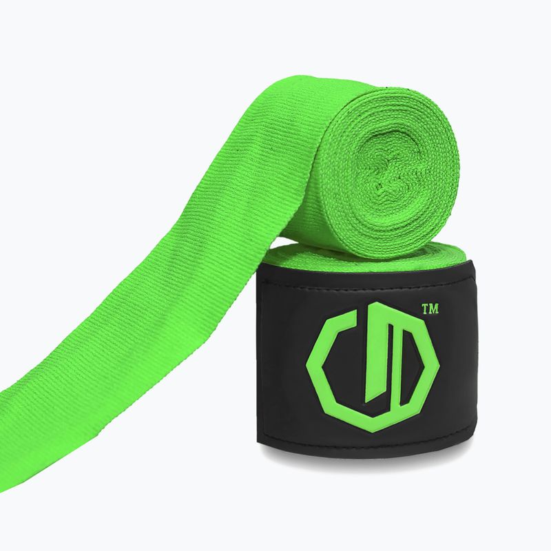 Bandaje de box Octagon Legion Supreme 300 cm light green 2