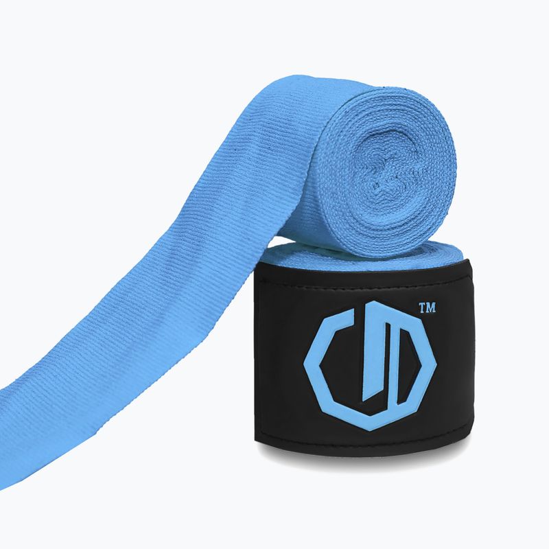 Bandaje de box Octagon Legion Supreme 300 cm light blue 2