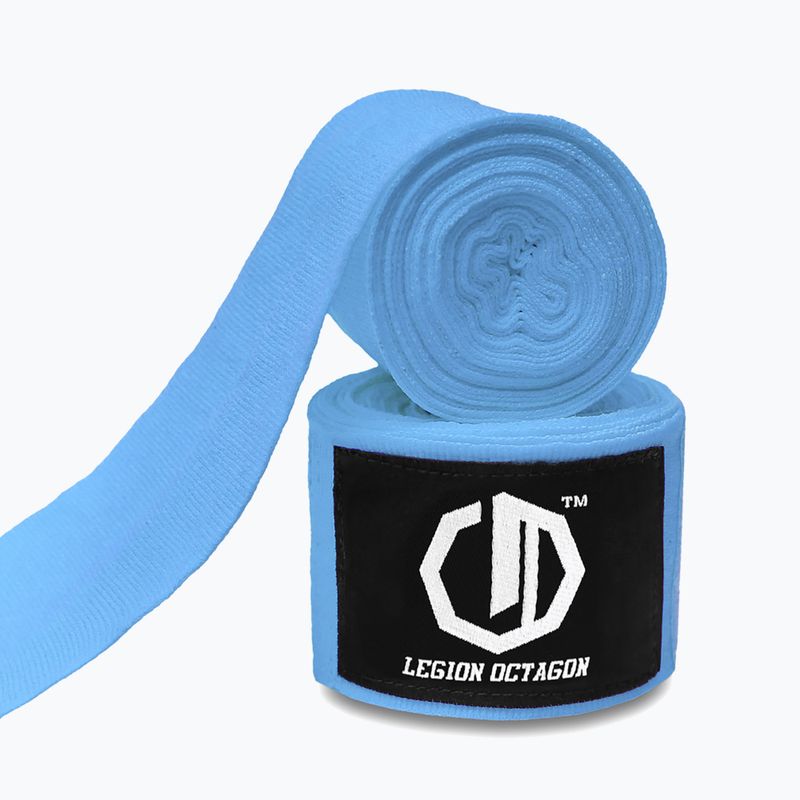 Bandaje de box Octagon Legion Standard 500 cm light blue 2