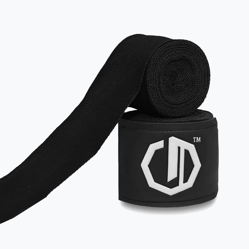 Bandaje de box Octagon Legion Supreme 300 cm black/white 2