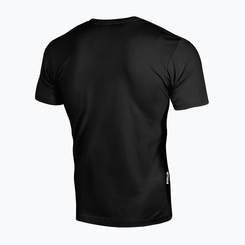 Tricou pentru bărbați Octagon Small Logo black/orange 2