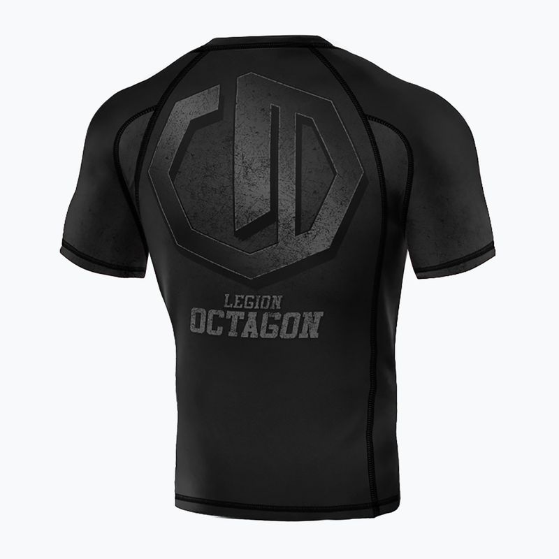 Rashguard pentru bărbați Octagon Legion Premium Conquest black/grey 2