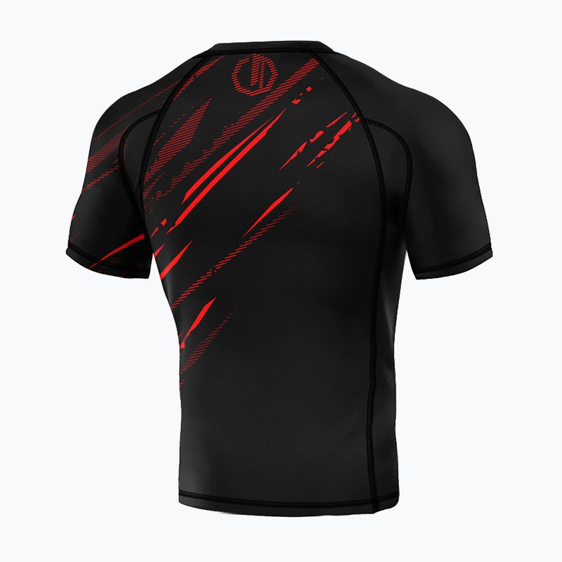 Rashguard pentru bărbați Octagon Legion Premium Escape black/red 2