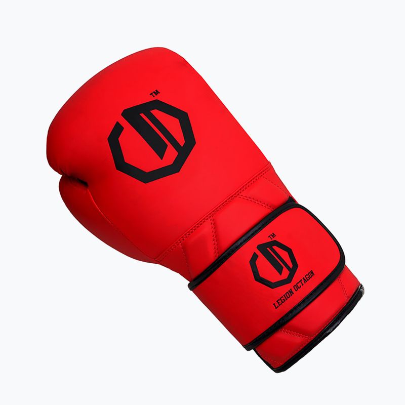 Mănuși de box Octagon Legion Enforcer + dark red bag 3