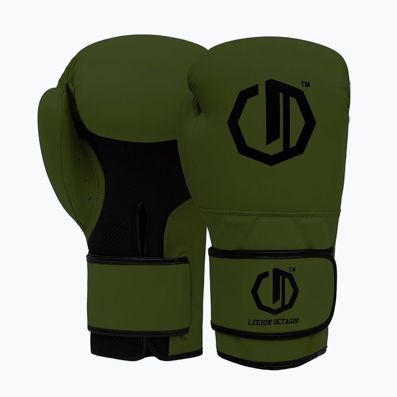 Mănuși de box Octagon Legion Enforcer + dark green bag 2