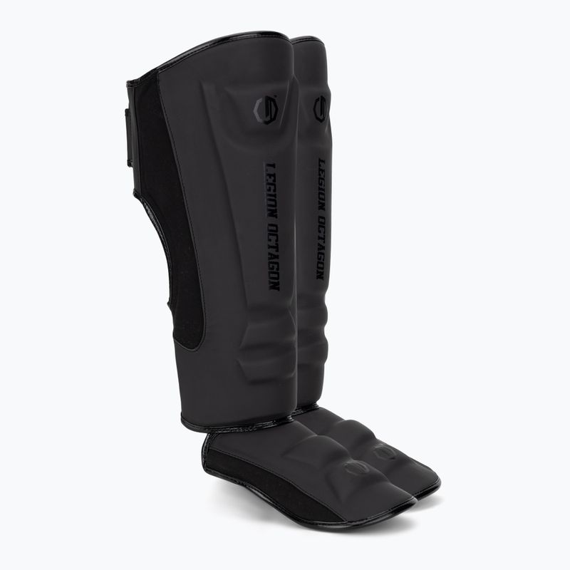 Protecții pentru tibie și picioare Octagon Legion Enforcer black