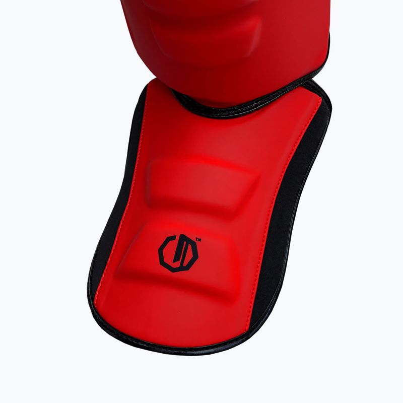 Protecții pentru tibie și picioare Octagon Legion Enforcer dark red 4