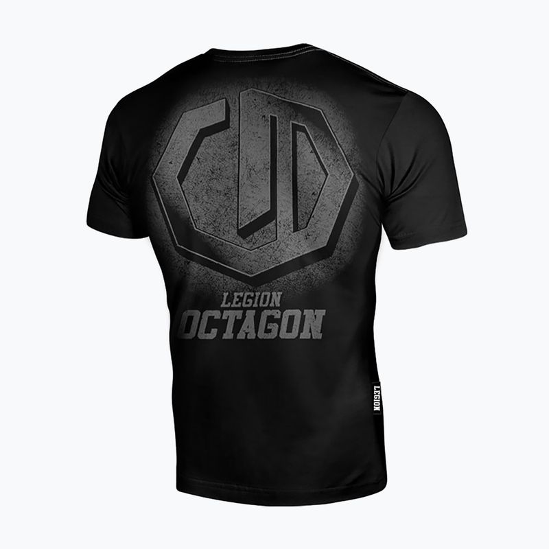 Tricou pentru bărbați Octagon Legion Conquest black/grey 2