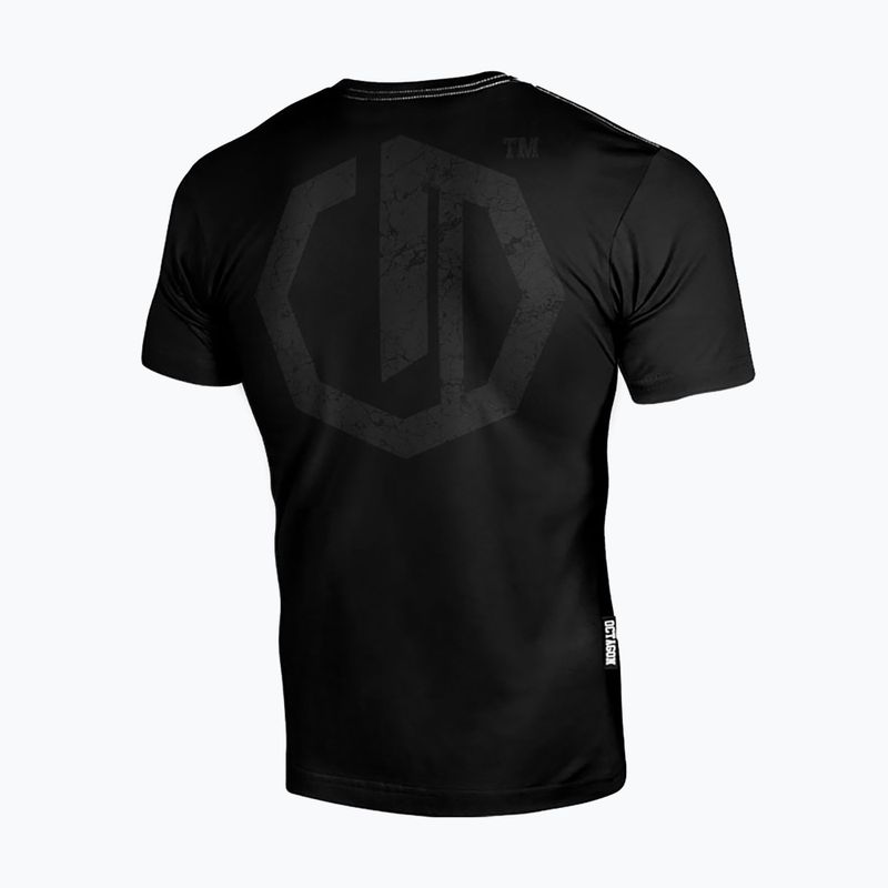 Tricou pentru bărbați Octagon Legion Big Logo black/black 2