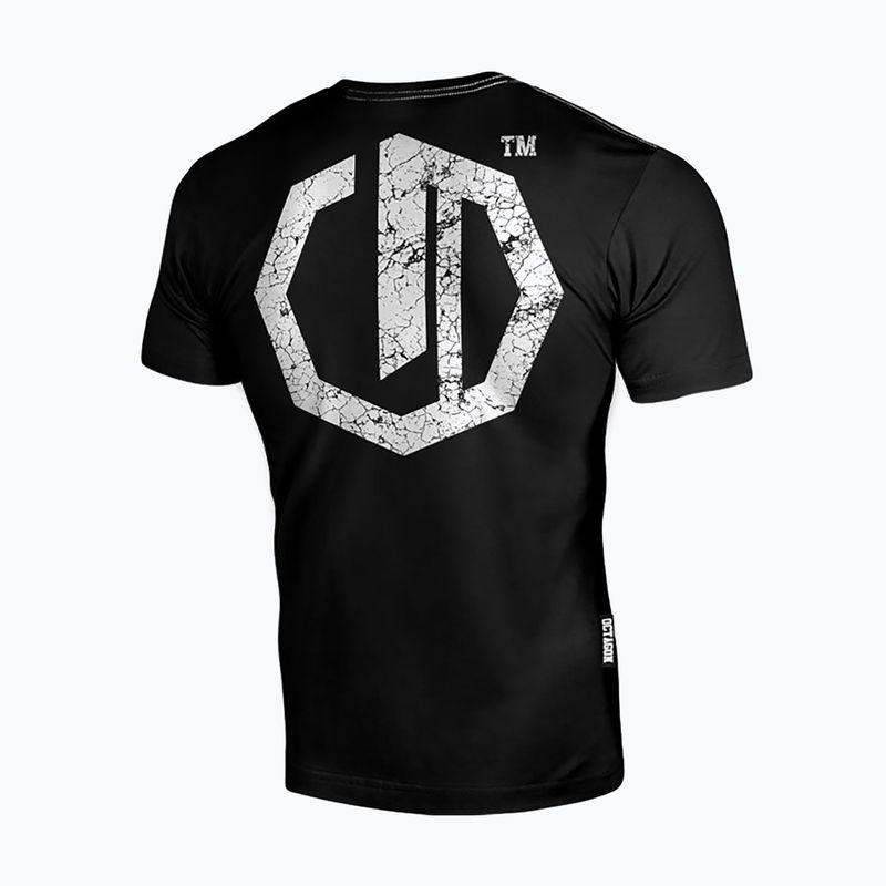 Tricou pentru bărbați Octagon Legion Big Logo black/white 2