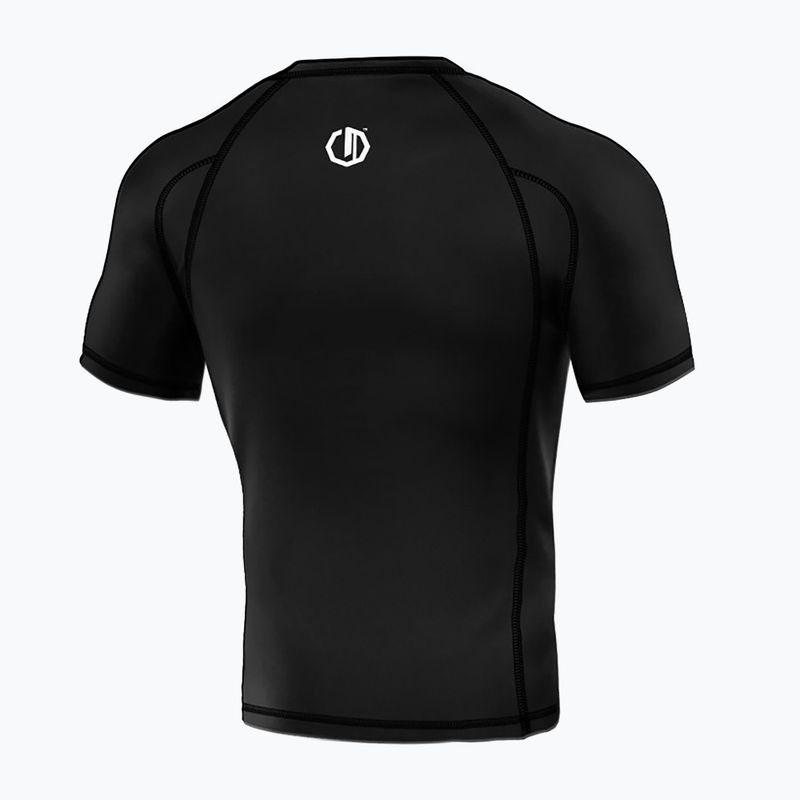 Rashguard pentru bărbați Octagon Legion Premium black/white 2