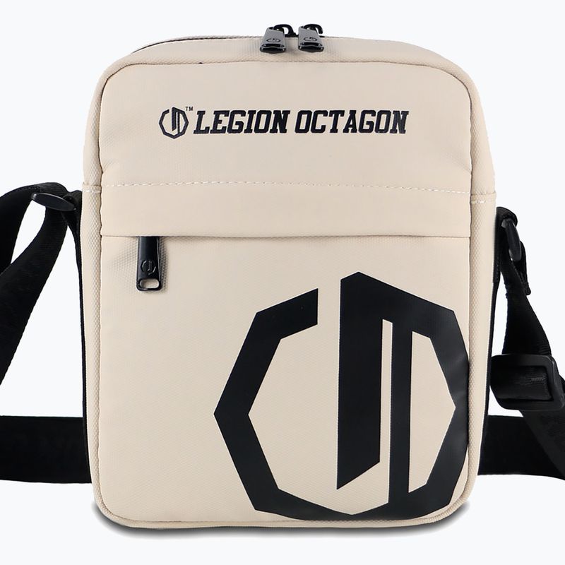 Borsetă Octagon Legion Siena ecru/black