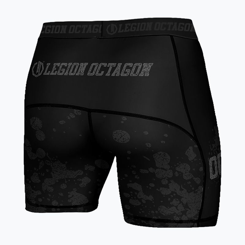 Pantaloni scurți de antrenament pentru bărbați Octagon Legion Grunge black/grey 2