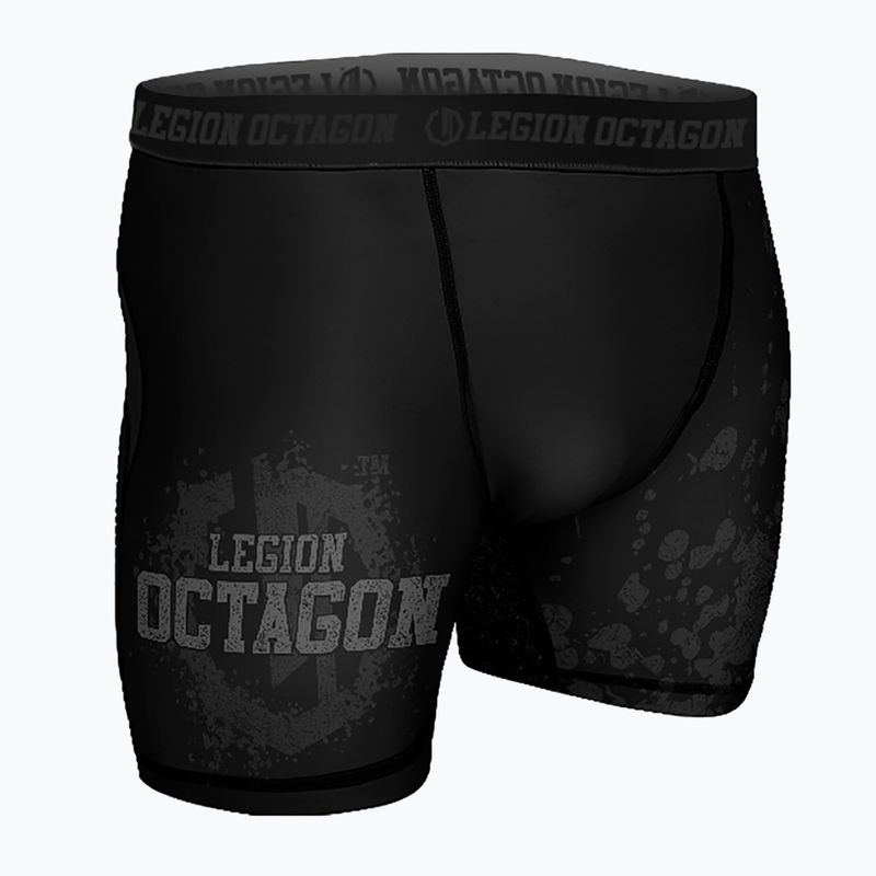 Pantaloni scurți de antrenament pentru bărbați Octagon Legion Grunge black/grey 3