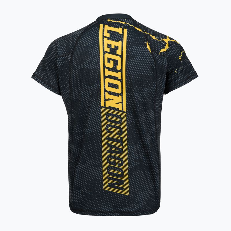 Rashguard pentru bărbați Octagon Legion Premium black/yellow 2