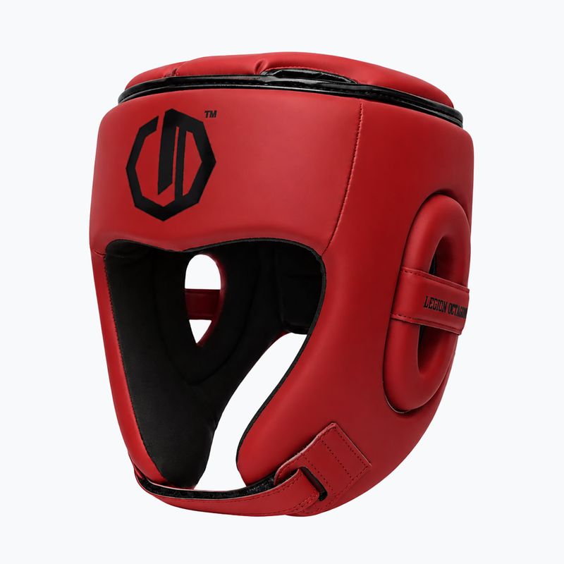 Cască de box Octagon Legion Enforcer red 3
