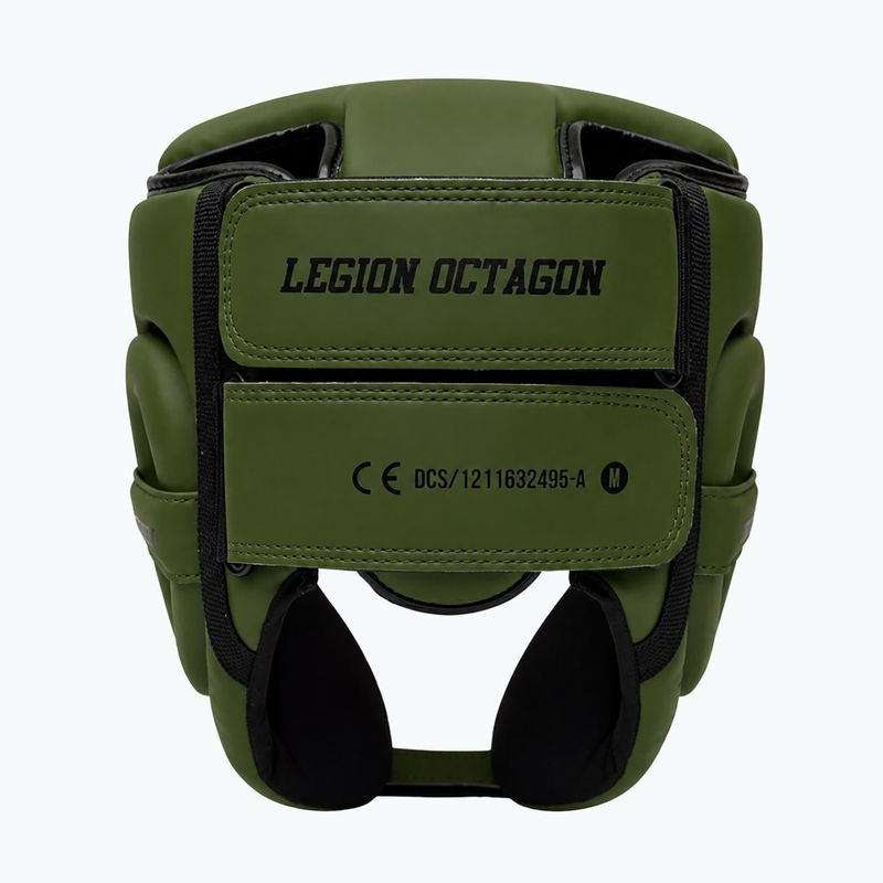 Cască de box Octagon Legion Enforcer dark green 2