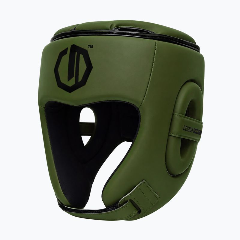 Cască de box Octagon Legion Enforcer dark green 3