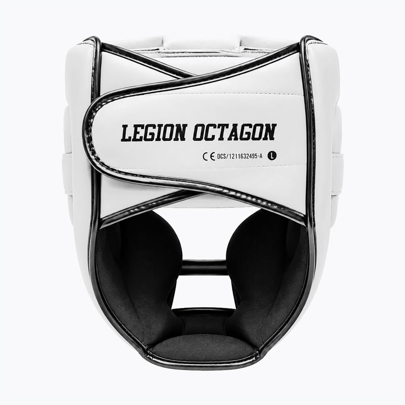 Cască de box Octagon Legion Guardox 2w1 white 3