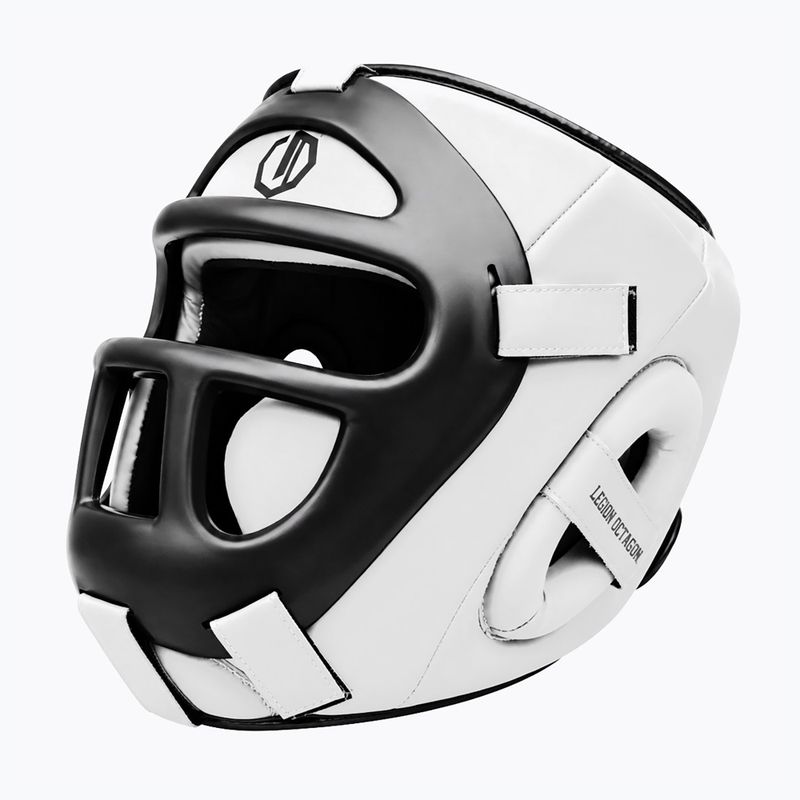 Cască de box Octagon Legion Guardox 2w1 white 4