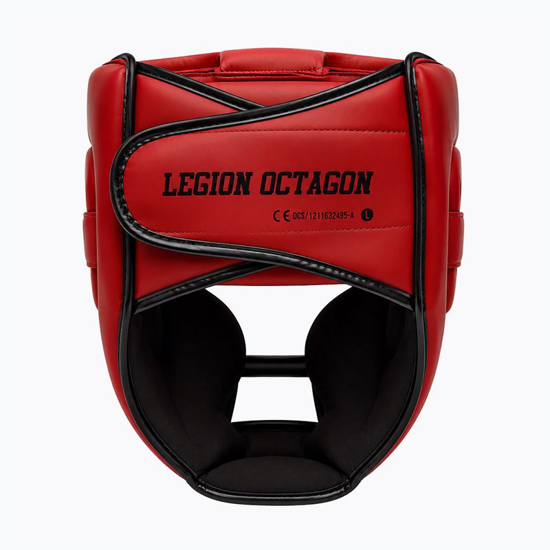 Cască de box Octagon Legion Guardox 2w1 red 3