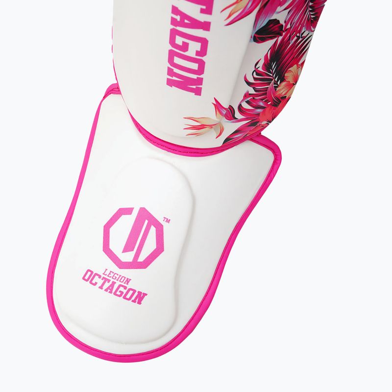 Apărători tibii Octagon Legion Flower white/pink 3