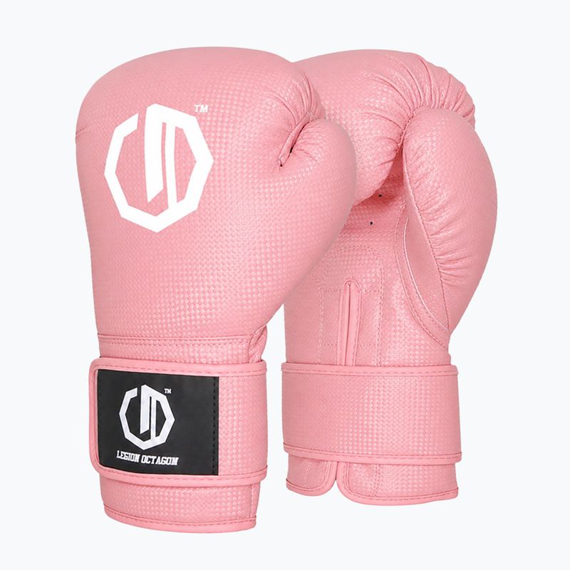 Mănuși de box pentru femei Octagon Legion Kevlar powder pink 2