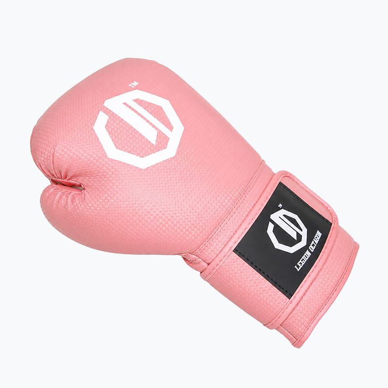 Mănuși de box pentru femei Octagon Legion Kevlar powder pink 3