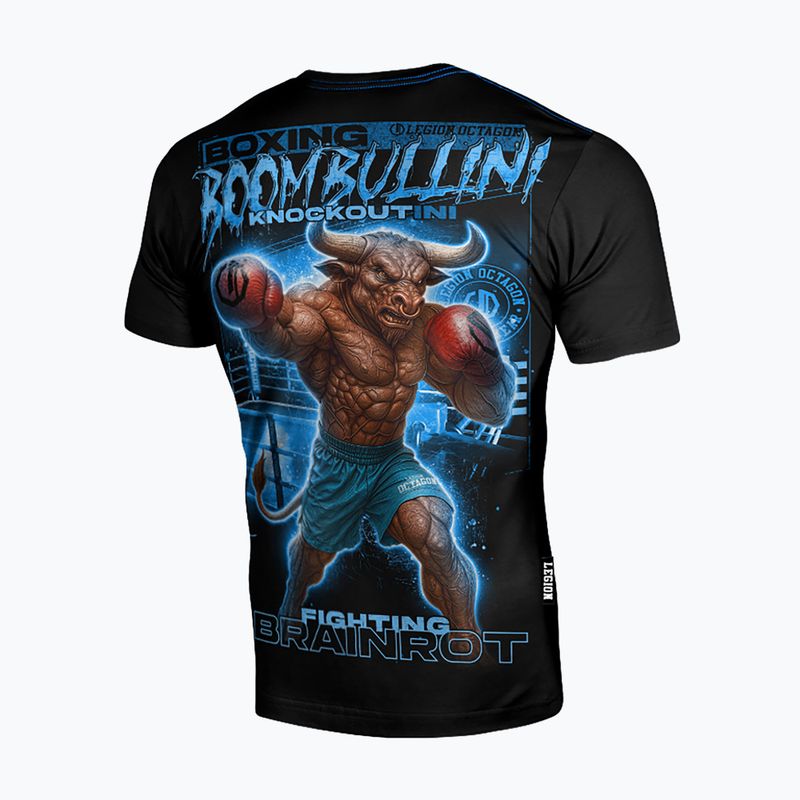 Tricou pentru bărbați Octagon Legion Brainrot Boombullini Knockoutini black/multicolor 2