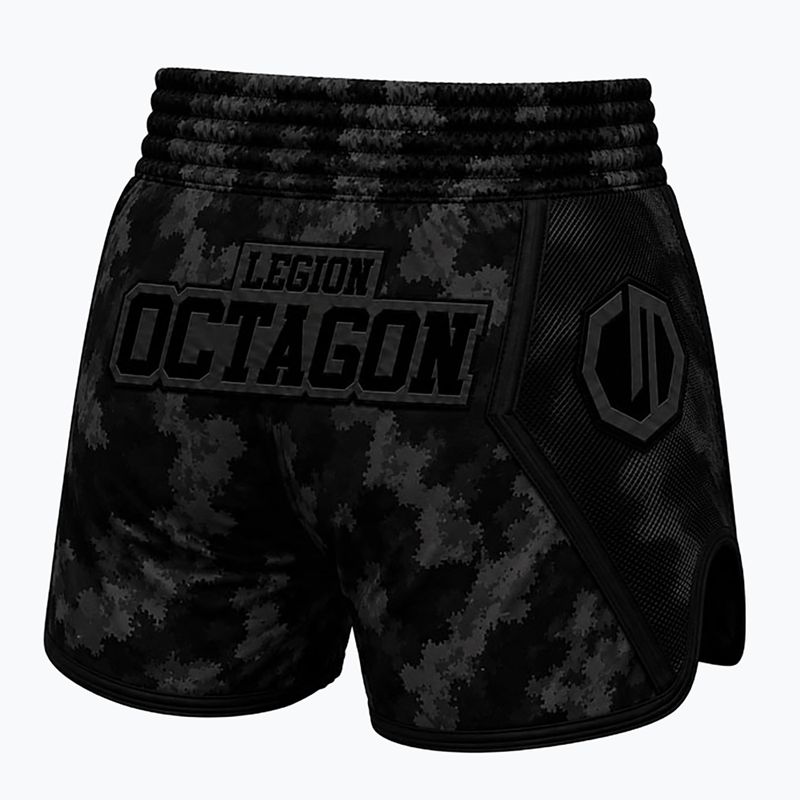 Pantaloni scurți de antrenament Octagon Legion Kickboxing/Muay Thai Premium night raid 2