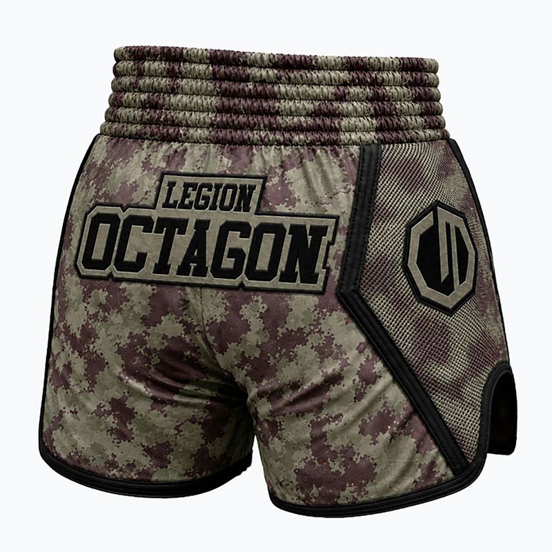 Pantaloni scurți de antrenament Octagon Legion Kickboxing/Muay Thai Premium frontline 2