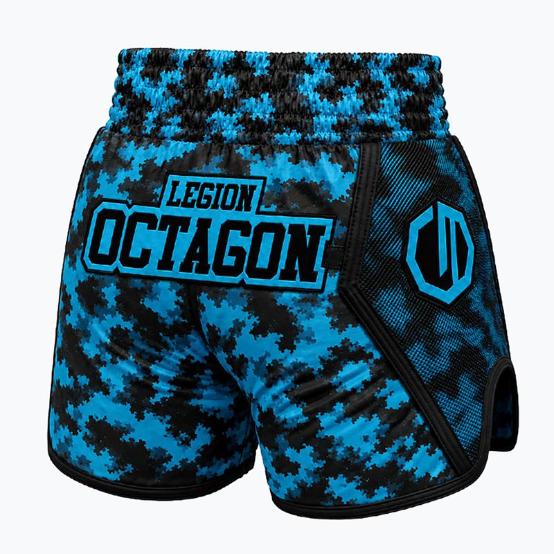 Pantaloni scurți de antrenament Octagon Legion Kickboxing/Muay Thai Premium arctic strike 2