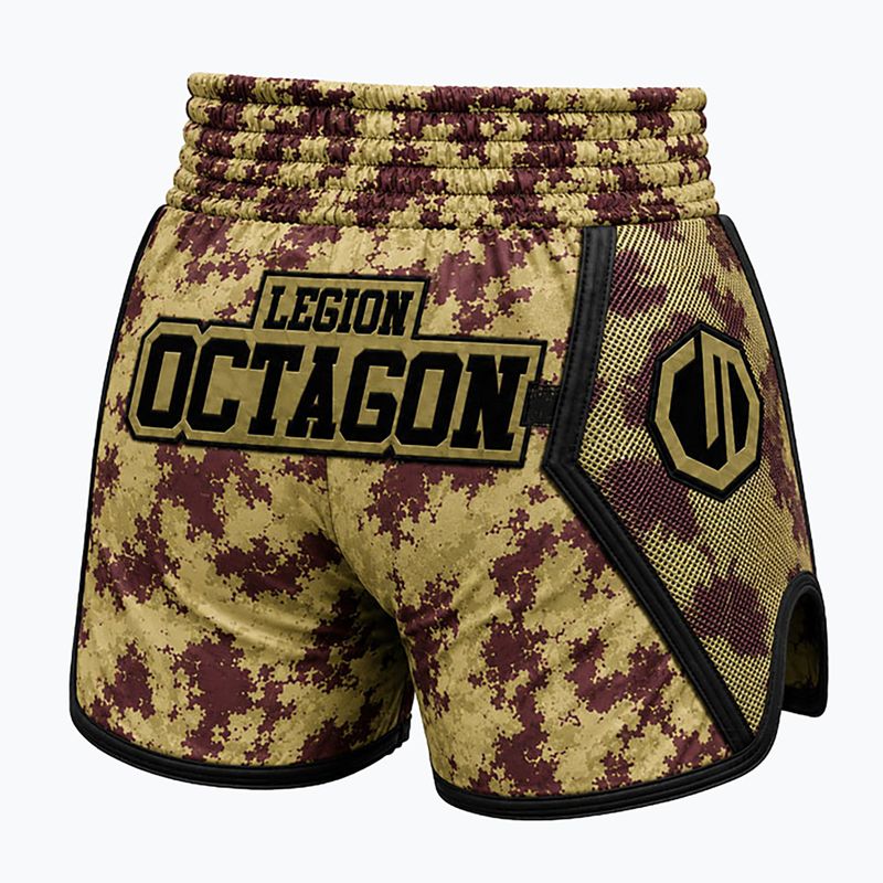 Pantaloni scurți de antrenament Octagon Legion Kickboxing/Muay Thai Premium patrol 2