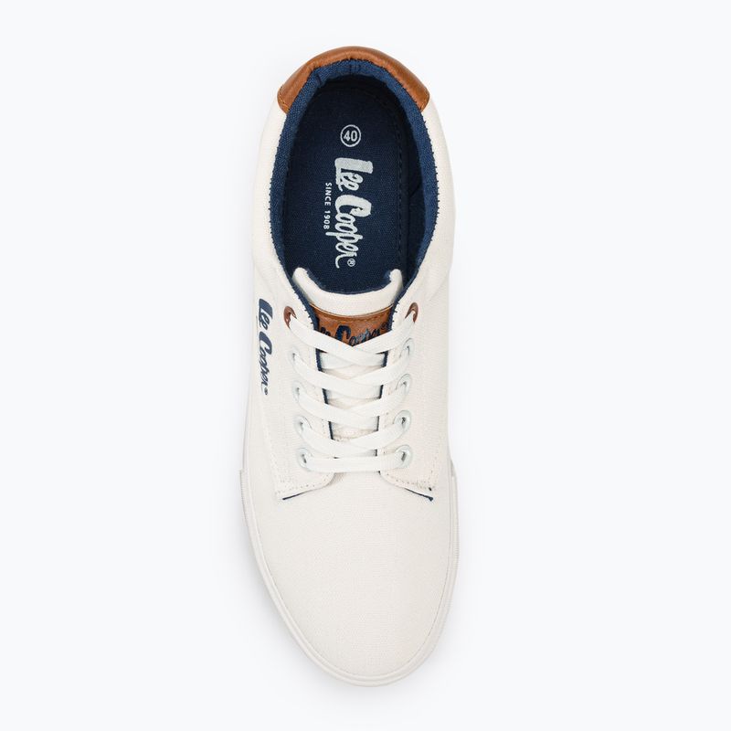 Lee Cooper pantofi pentru bărbați LCW-24-02-2140 alb 5