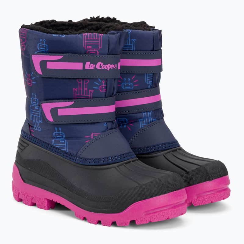 Ghete pentru copii Lee Cooper LCJ-23-44-2007 navy/fuchsia 4