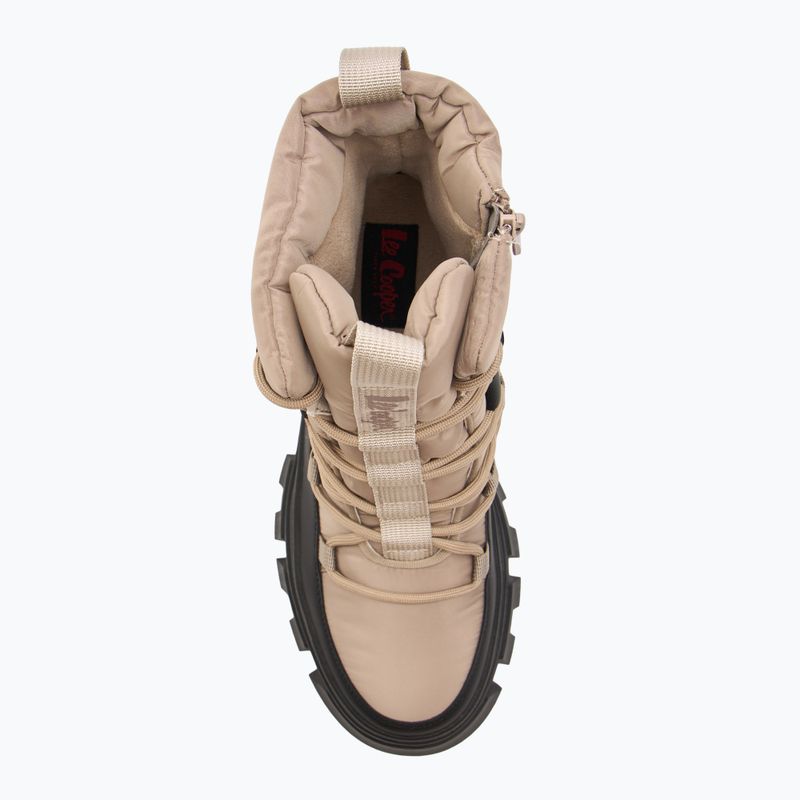 Ghete de zăpadă pentru femei Lee Cooper LCJ-24-47-3143L light brown/black