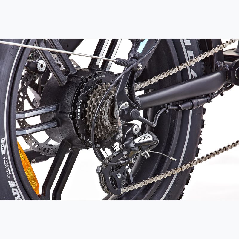 Bicicletă electrică JOBOBIKE Eddy 48V 14Ah 672Wh neagră 4
