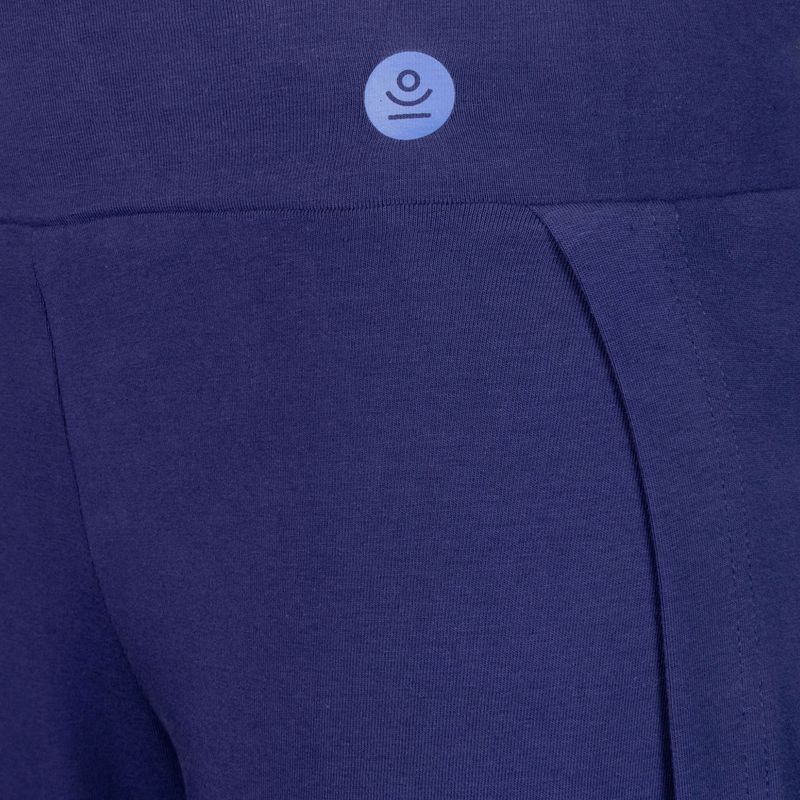 Pantaloni de yoga Moonholi Crescent Open Sweatpants Albastru miezul nopții SKU-222-xss 3