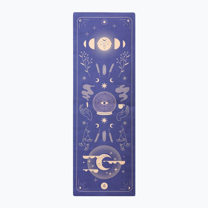 Covoraș de yoga Moonholi MAGIC TRAVEL albastru marin SKU-117 2