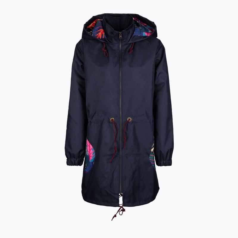Waikane Vibe jachetă parka pentru femei albastru marin Zebra