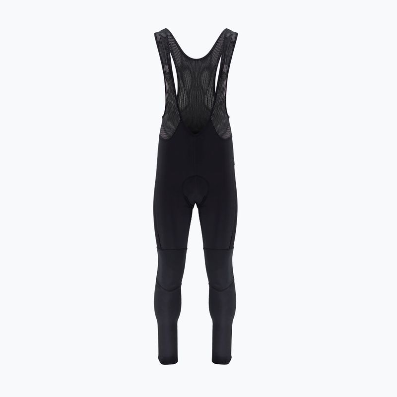 Pantaloni de ciclism Quest Manzolo Thermo negru pentru bărbați