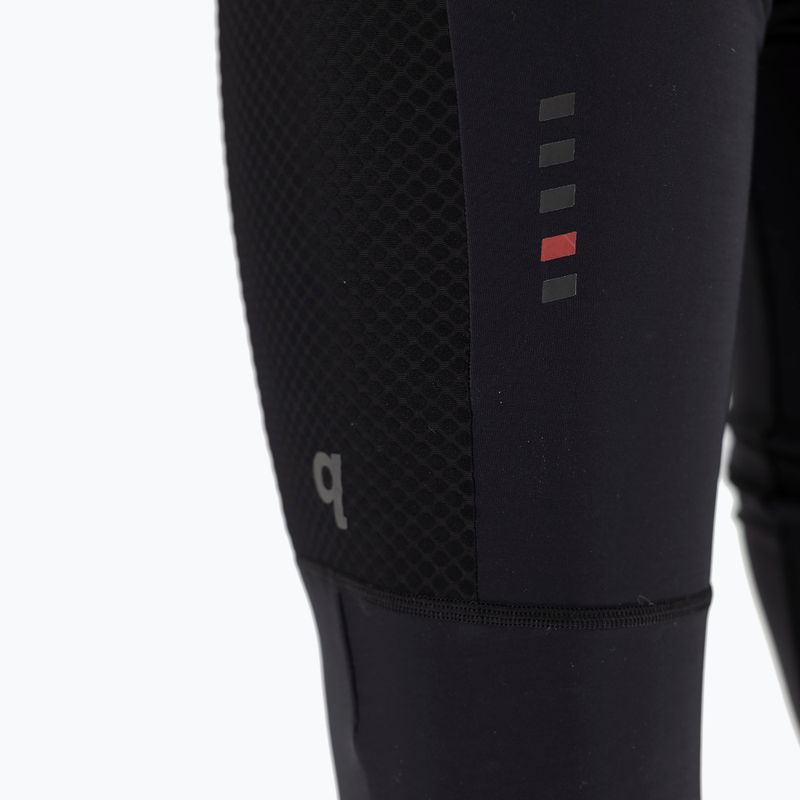 Pantaloni de ciclism Quest Manzolo Thermo negru pentru bărbați 3