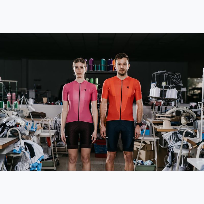 Tricou de ciclism Quest Superfly portocaliu pentru bărbați