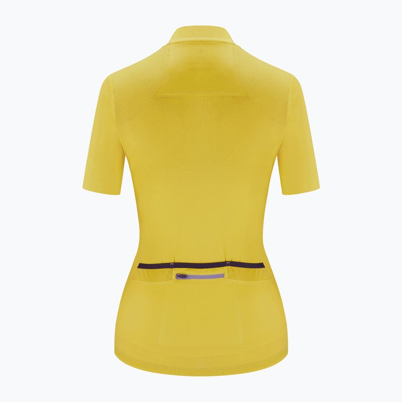 Tricou de ciclism pentru femei Quest Adventure galben 2