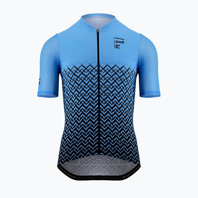 Tricou de ciclism pentru bărbați Quest Limone 23 albastru