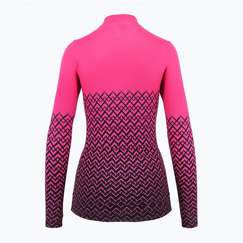 Bluză de ciclism pentru femei Quest Limone magenta 4
