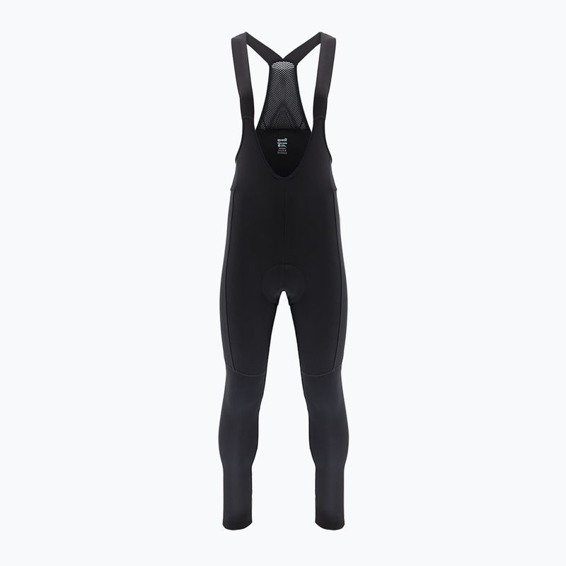 Pantaloni de ciclism pentru bărbați Quest Roveta black